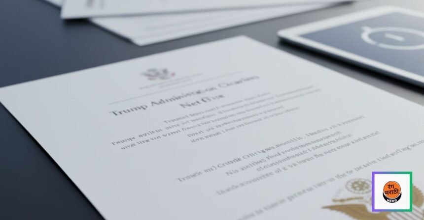 ट्रम्प प्रशासनाने स्पष्ट केले: एच‑१‑बी व्हिसा फी वार्षिक नाही!