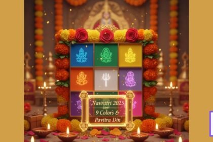 नवरात्री 2025: 9 रंग व पवित्र दिनांची संपूर्ण यादी