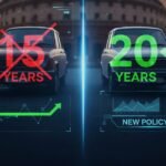 केंद्र सरकारने जुनी वाहनांना 15 वर्षांवरून 20 वर्षे वयोमर्यादा वाढविली: नवीन धोरण स्पष्ट