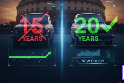 केंद्र सरकारने जुनी वाहनांना 15 वर्षांवरून 20 वर्षे वयोमर्यादा वाढविली: नवीन धोरण स्पष्ट