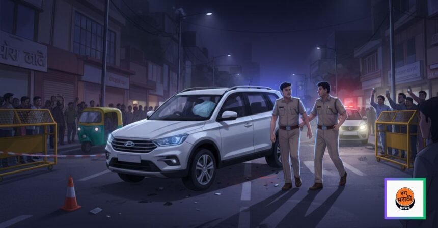 गौतमी पाटीलच्या वाहनाचा पुण्यात अपघात; चालकाला पोलिसांनी घेतले ताब्यात