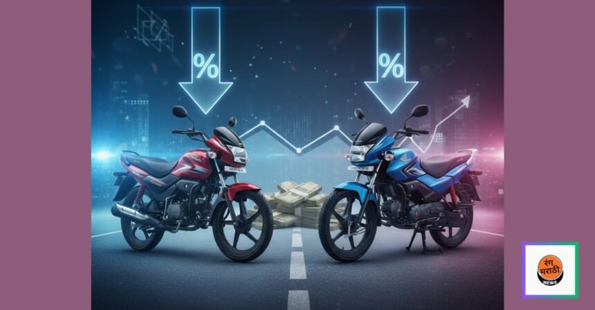 GST कपातीनंतर Hero Splendor आणि Honda Shine ची किंमत मोठी कमी, बाईकची नवीन तपशील!